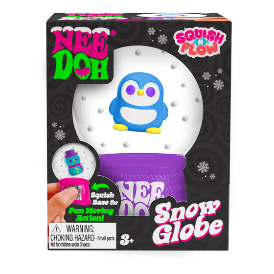 NeeDoh Squish N Flow Snow Globe Original TY83